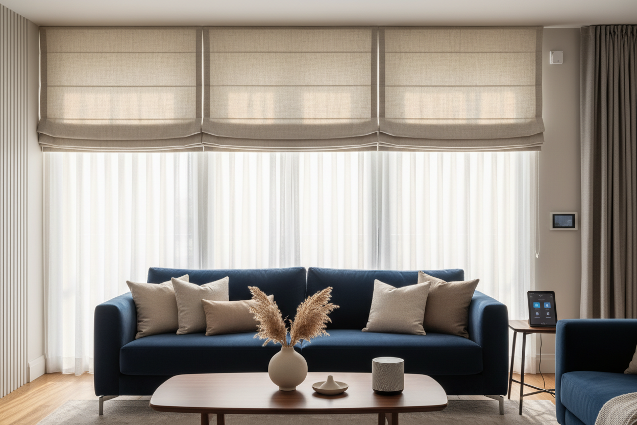 Custom Fabric Roman Shades: The Connected Upgrade I Regret Delaying