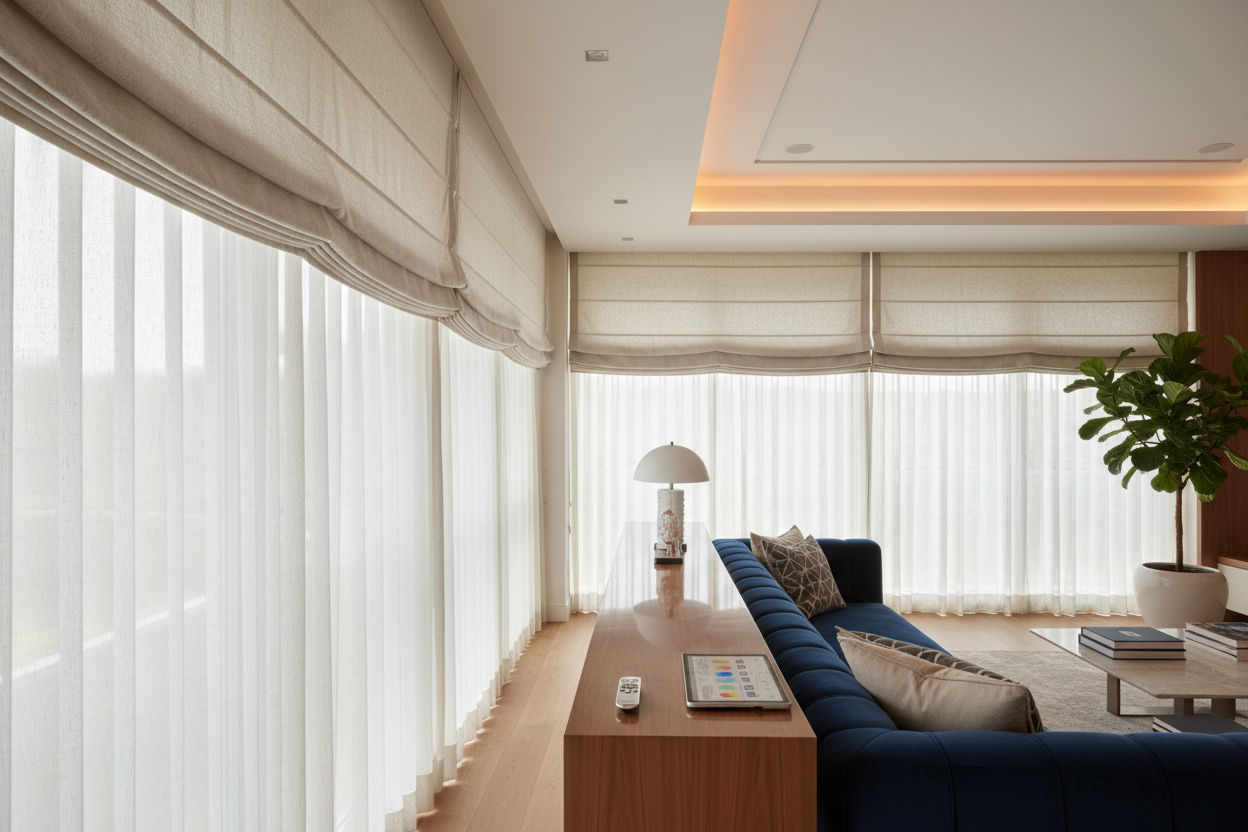 Roman Blinds Custom Guide: Smart Light Control for Any Fabric