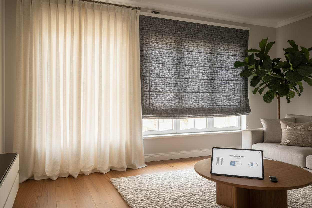 Curtains or Roman Shades: Choosing Your Smart Window Setup