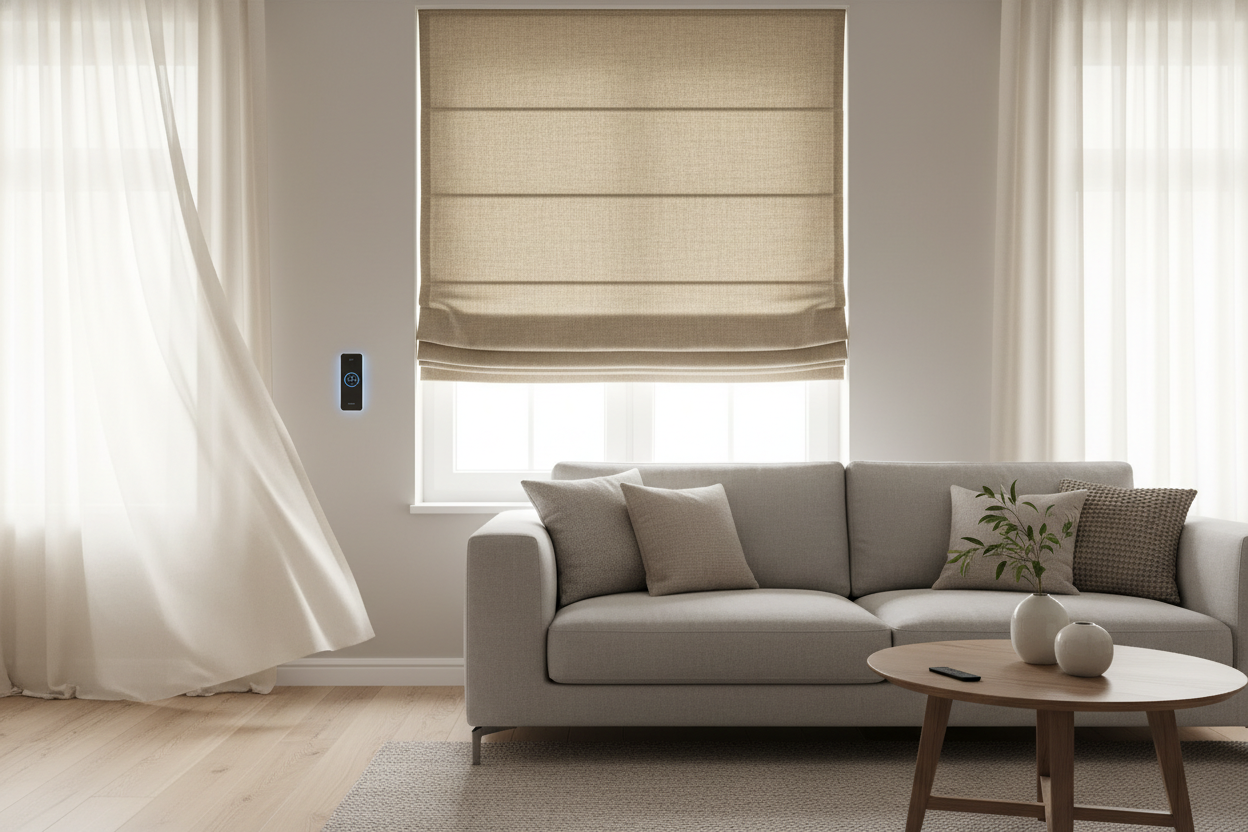 Motorized 34 inch roman shade: My 6-Month Review