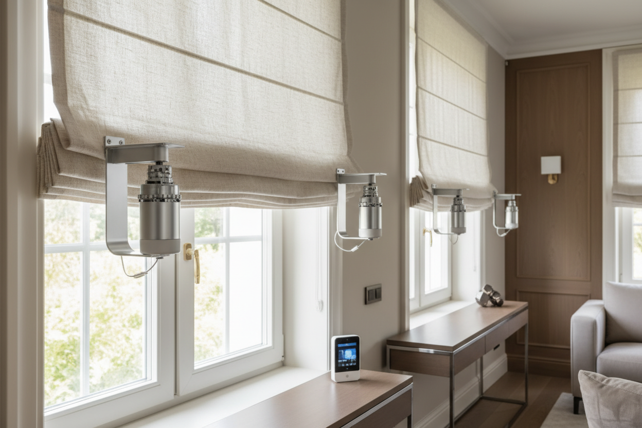 Roman Shade Brackets: Flawless Motorized Setup Guide