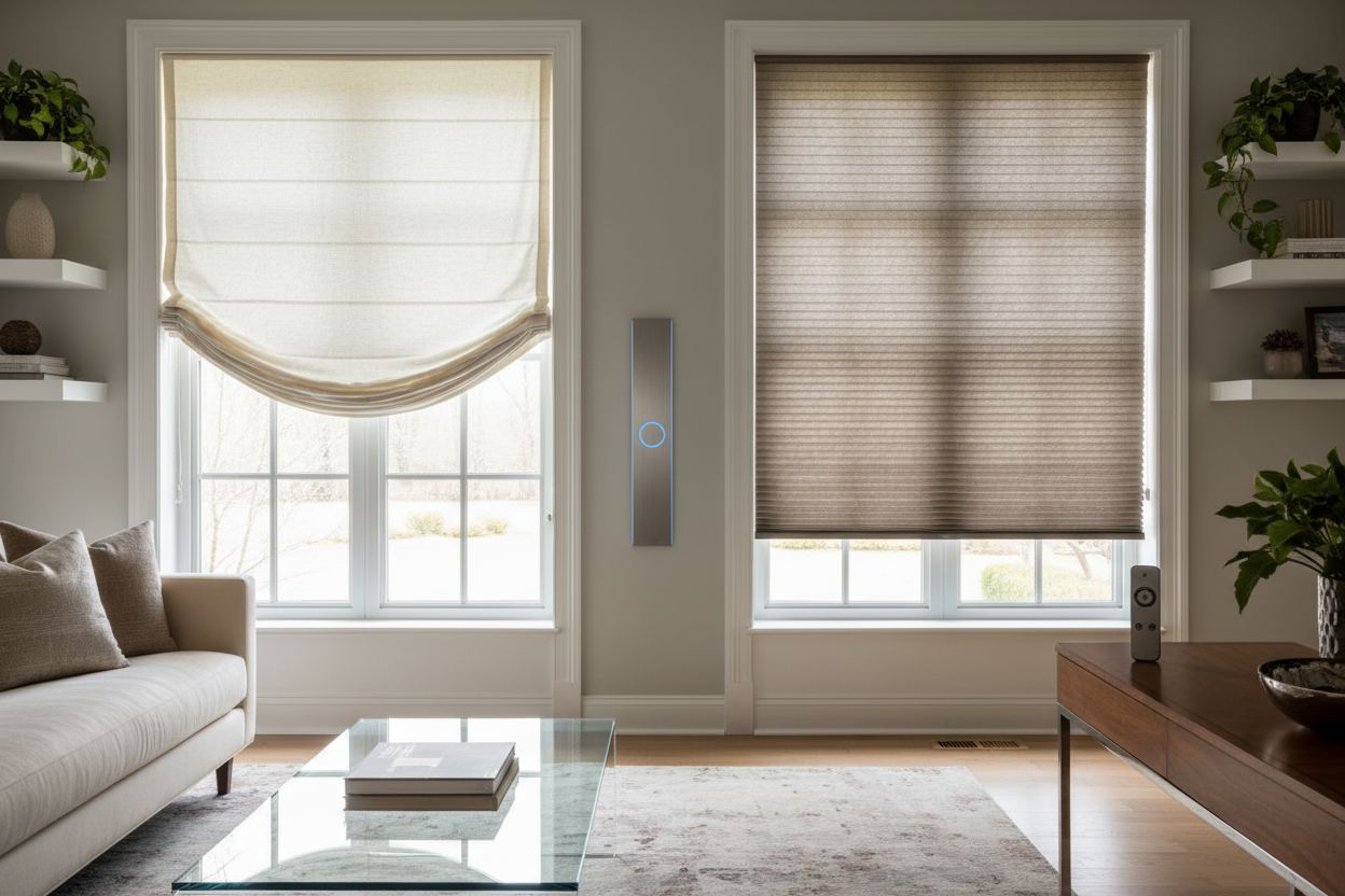Roman Shades vs Cellular Shades: Choosing Your Smart Upgrade