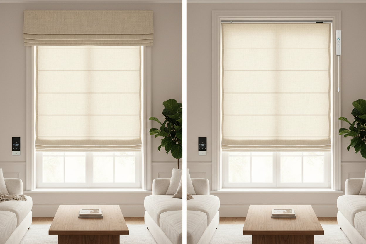 Roman Shades Without Valance: The Secret to Minimalist Smart Windows