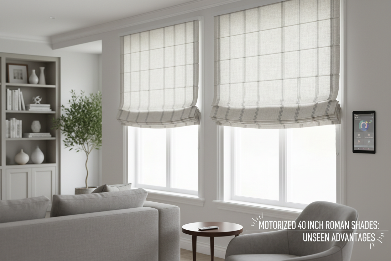 Motorized 40 inch roman shades: What Nobody Mentions