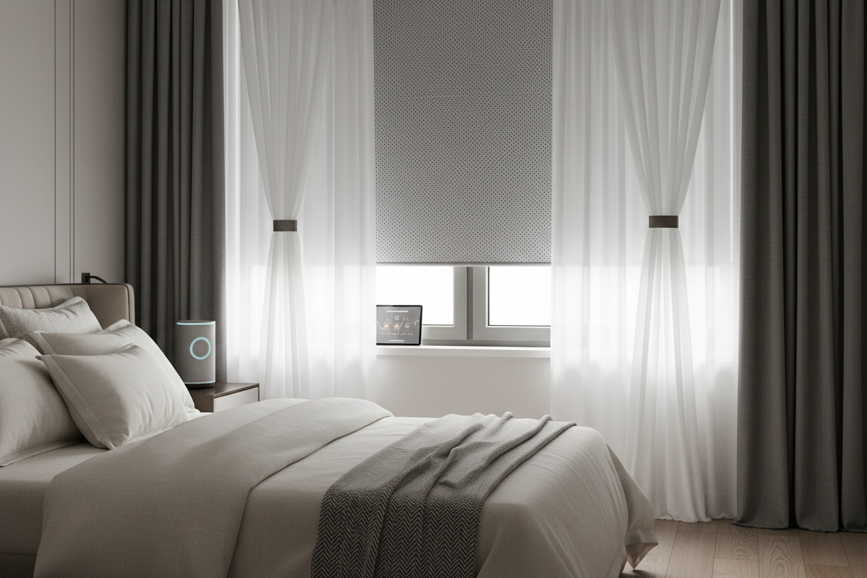 Custom Window Treatment: Motorized Upgrades for Better Sleep