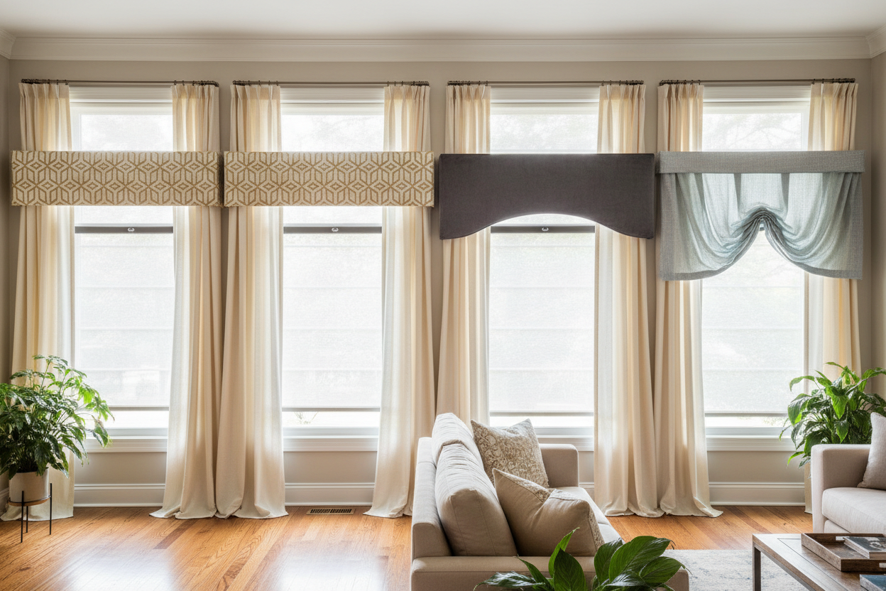 Ideas for Valances to Hide Smart Blind Motors Perfectly