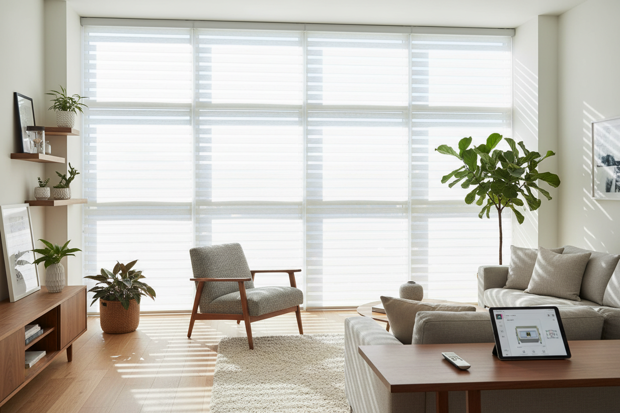 Curtainless Window Ideas: The Case for Motorized Smart Blinds