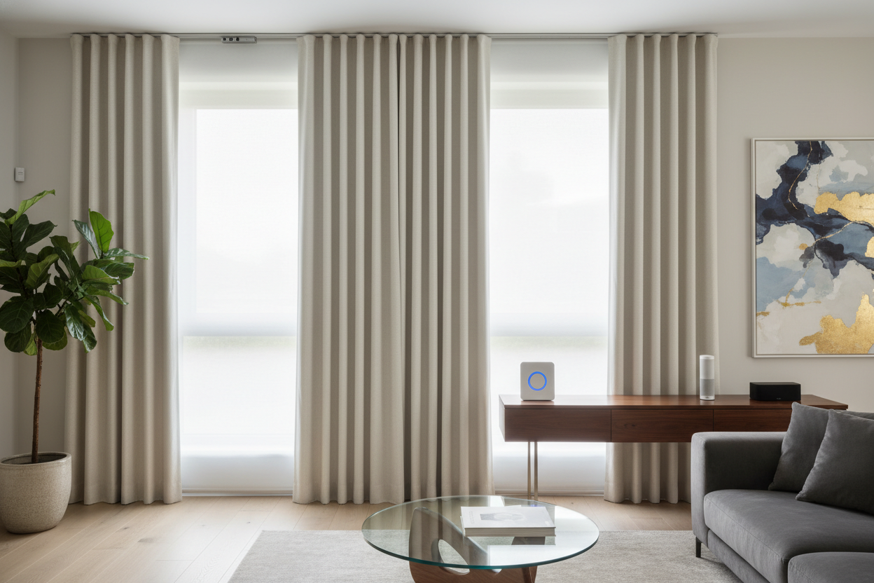 Custom Curtain: Making Tailored Drapes Smart & Voice-Controlled