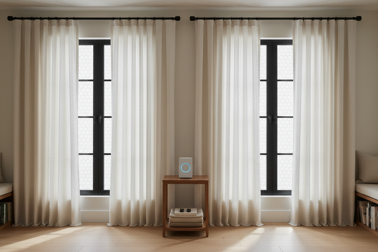 Curtains for two windows next to each other: A Smart Setup Guide