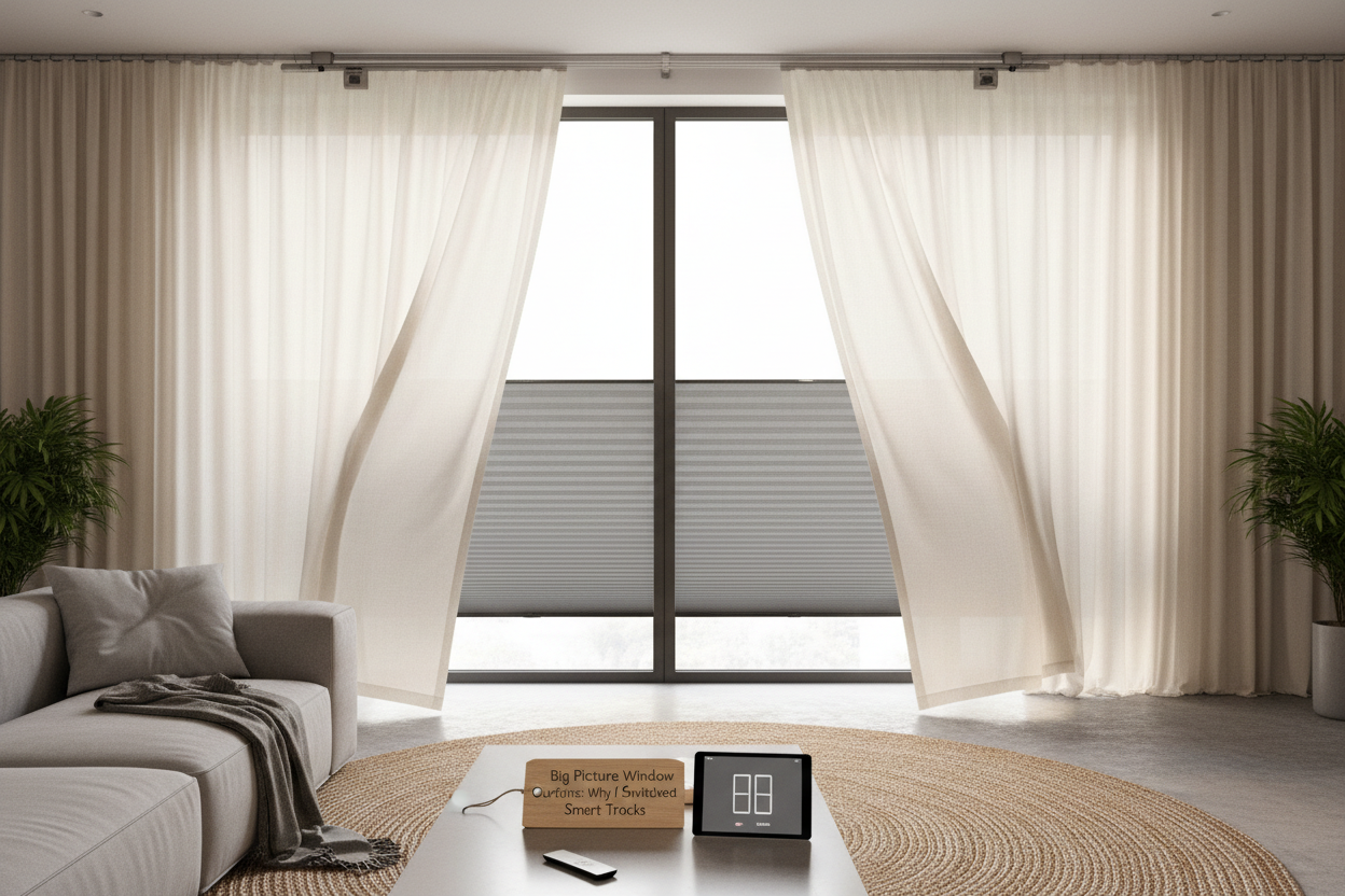 Big picture window curtains: Why I Switched to Smart Tracks