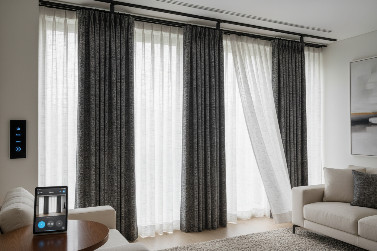 Latest trend curtains: Why I Switched to Motorized Tracks