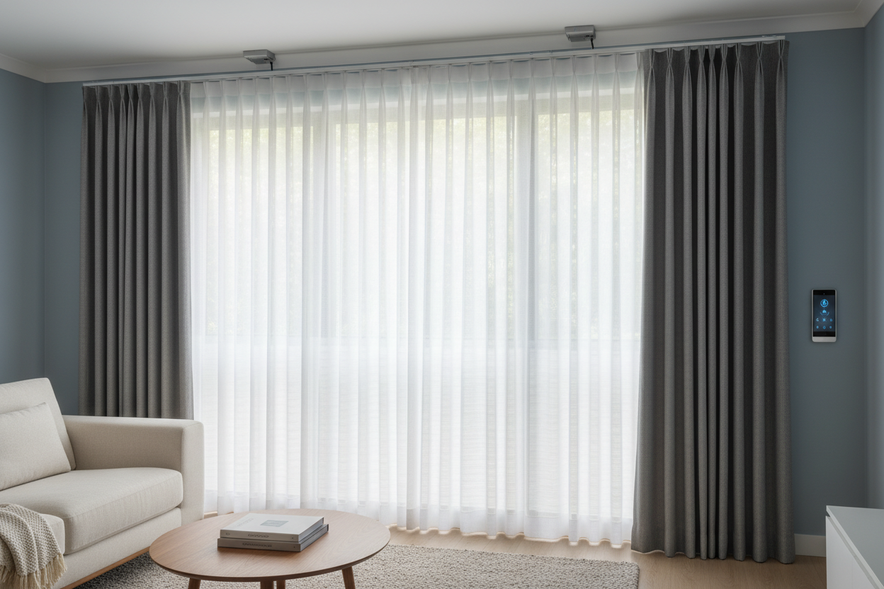3 panel window curtain ideas: Smart Upgrades for Wide Spaces