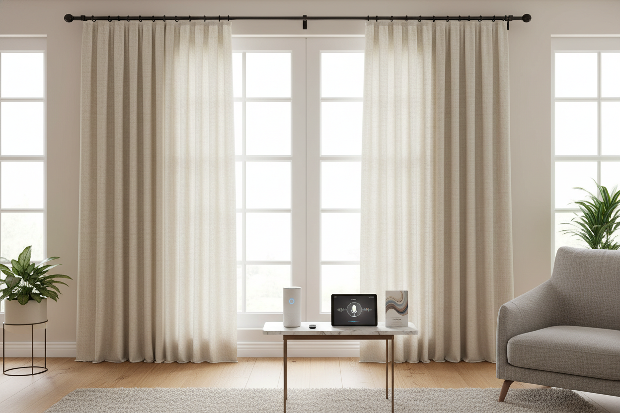 folding curtain for window: Voice-Controlled Setup Guide