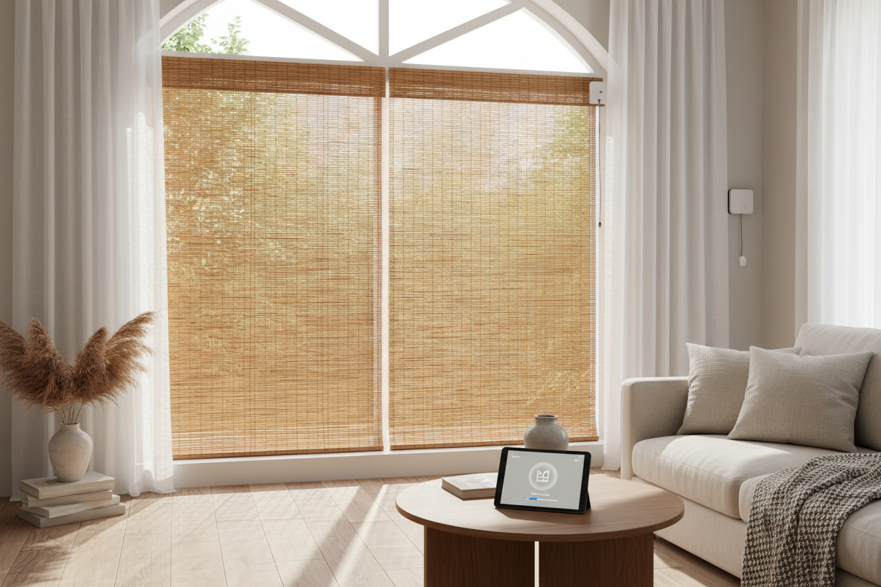 Bamboo Blinds at Big Lots: A DIY Smart Shade Retrofit