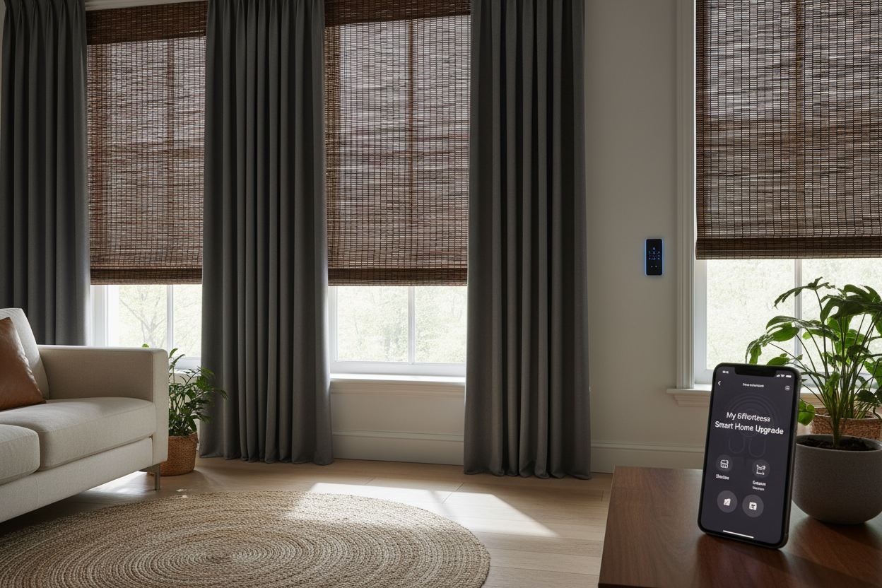 Bamboo Blackout Blind: My Effortless Smart Home Upgrade
