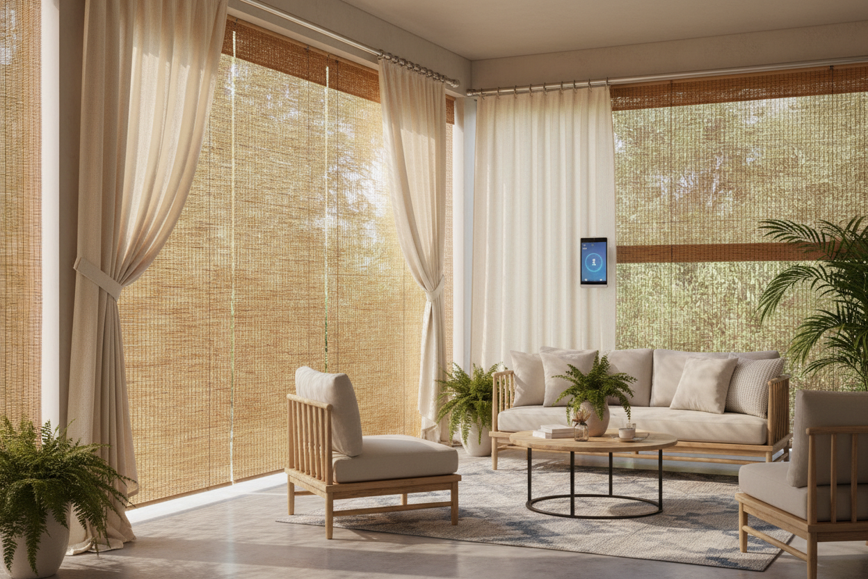 Waterproof Outdoor Bamboo Blinds: My Smart Patio Setup
