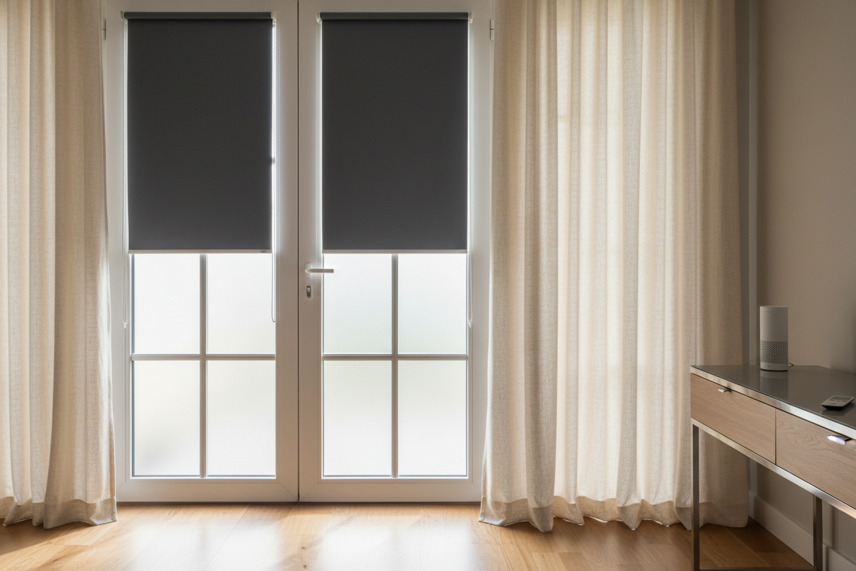 Door Blackout Blinds: Voice-Controlled Privacy for Entryways