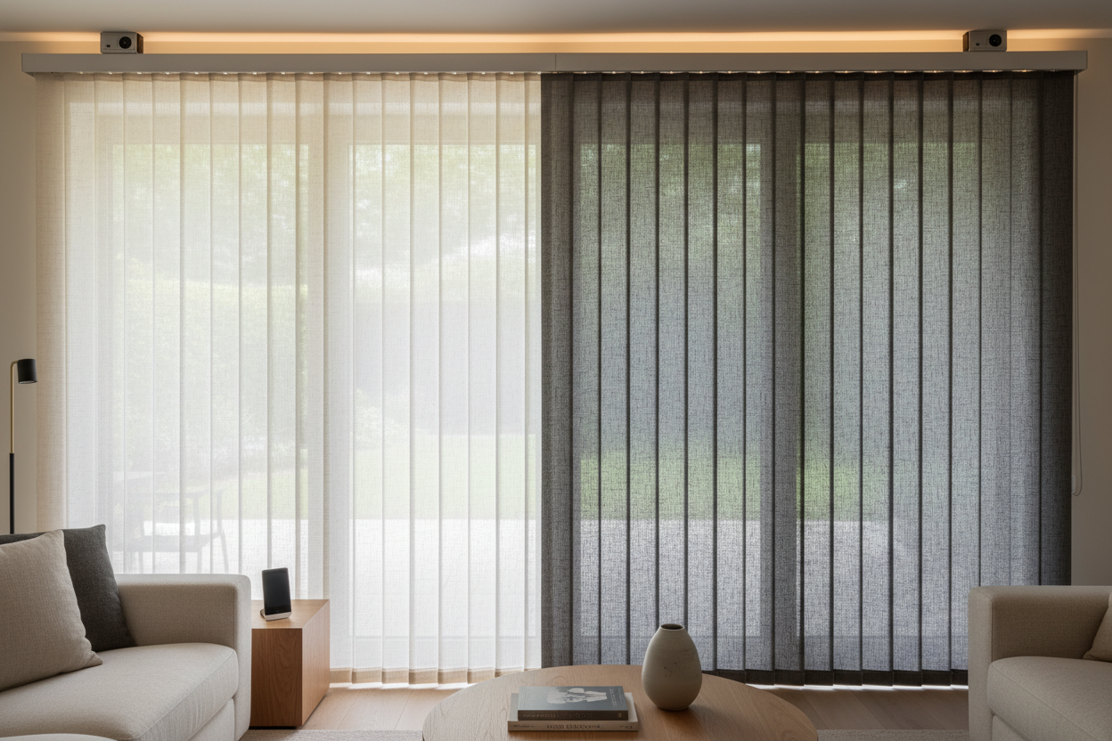 Fabric for Vertical Blinds: How Weight Impacts Smart Motors