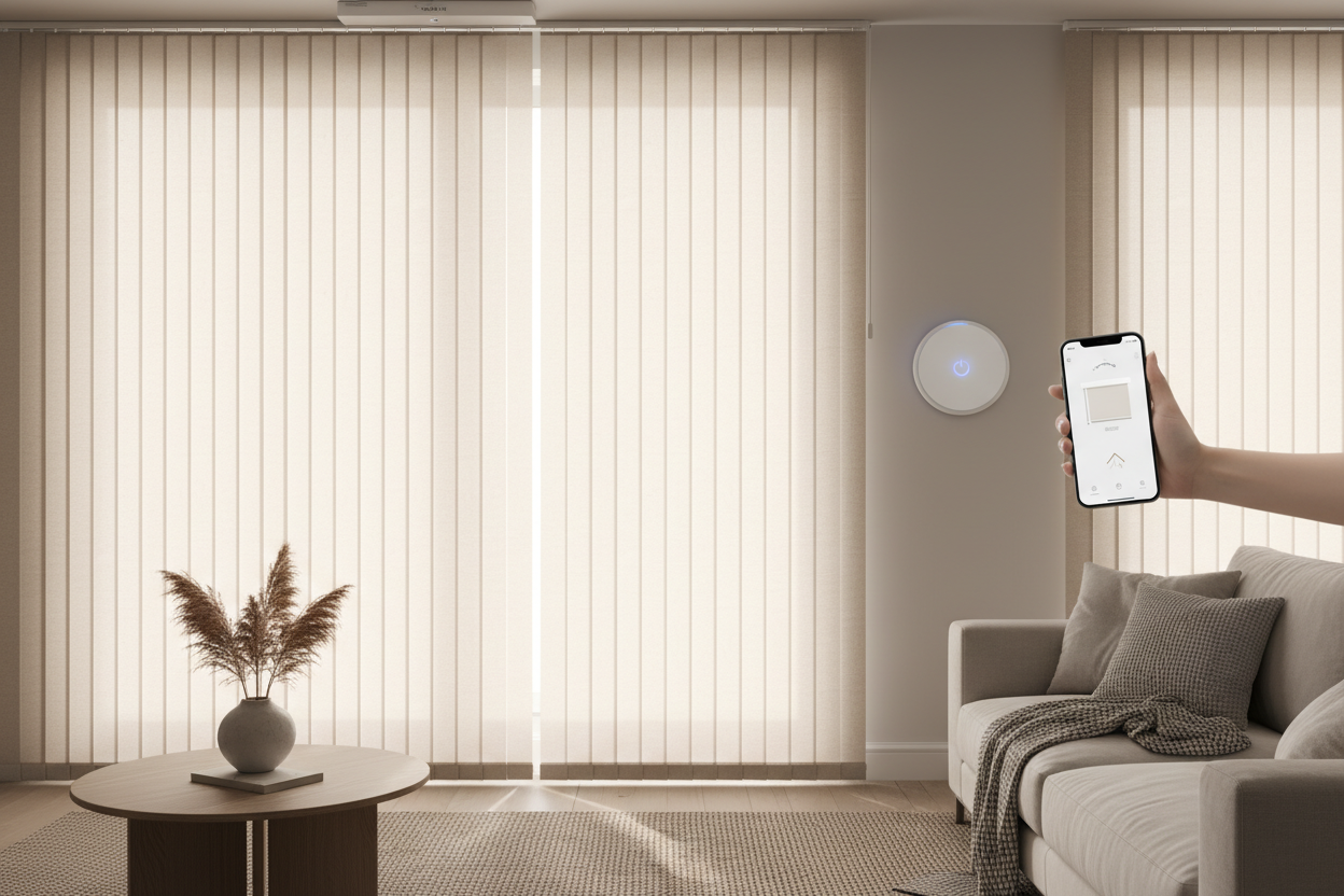 Window Blinds Vertical: Smart Control on a Budget