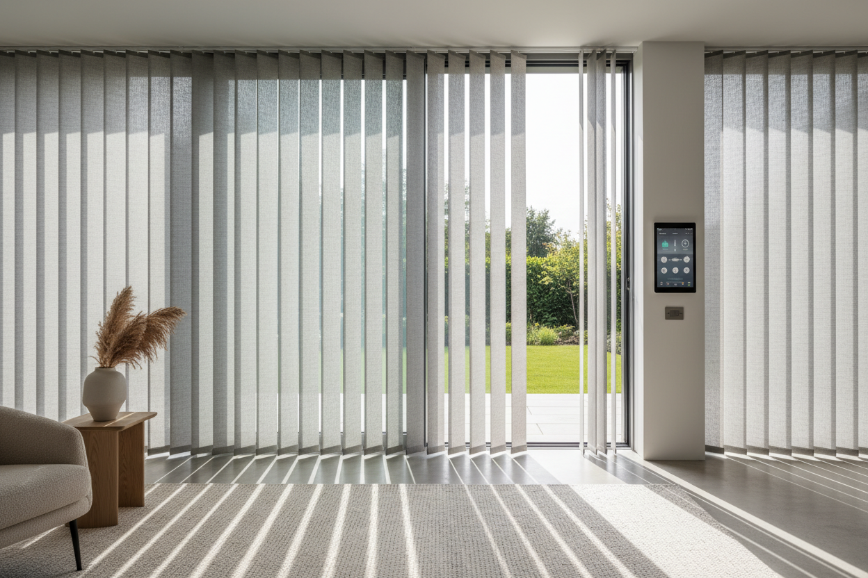 Vertical Blinds for Large Sliding Glass Doors: Smart Upgrades