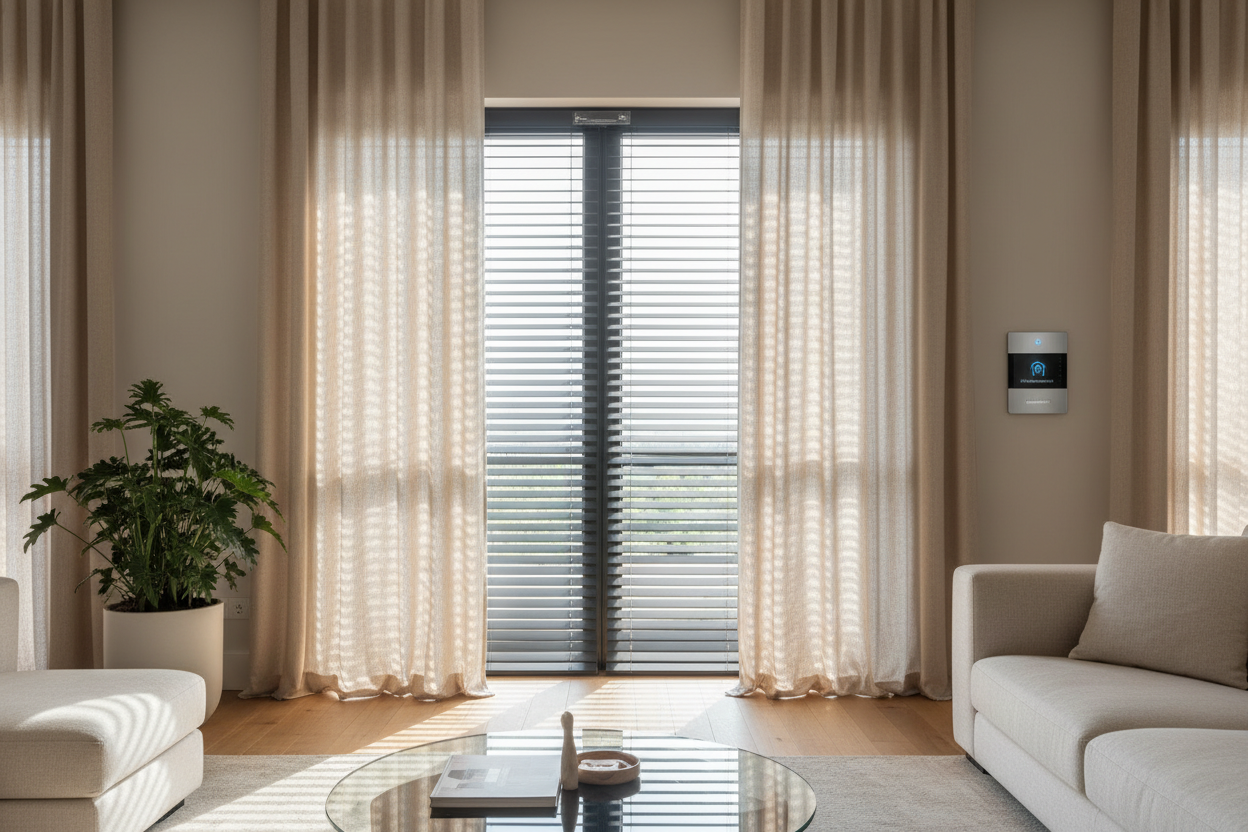 Motorized 96 inch wide blinds: The Heavy Window Solution