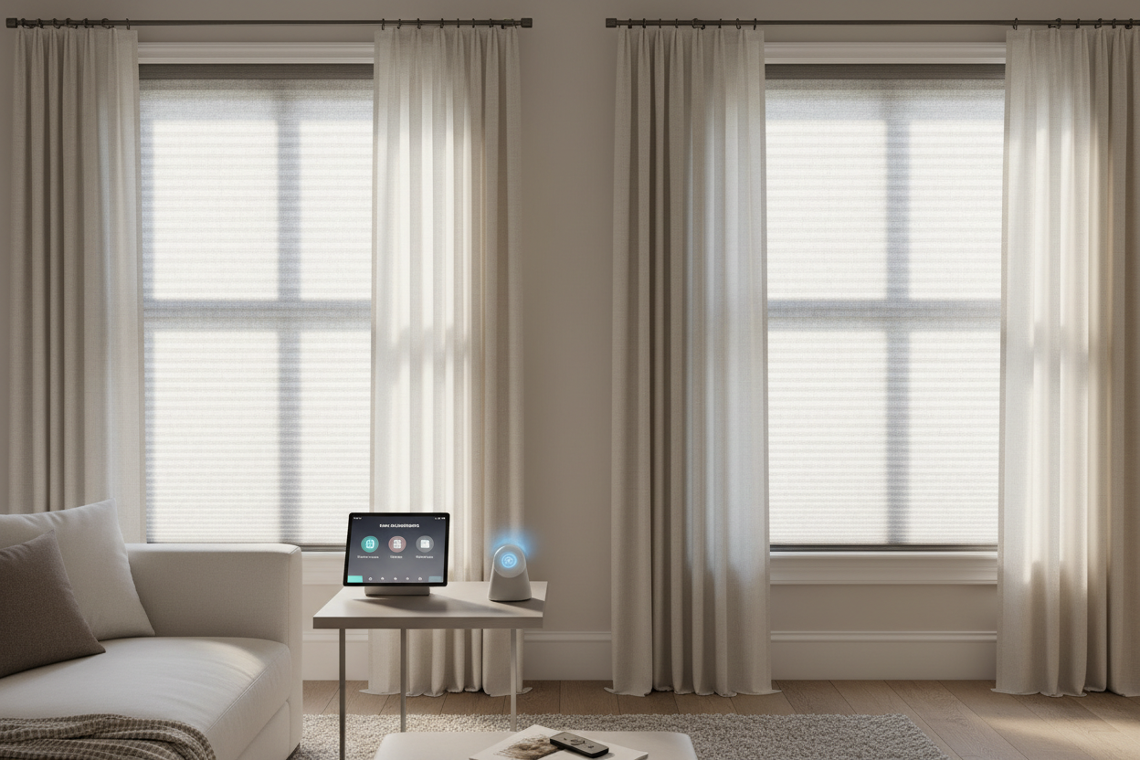 Smart 24 x 36 window shades: Adding Voice Control to Small Frames