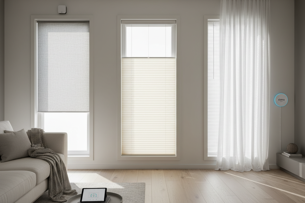 Narrow Window Fix: 19 inch blinds That Connect to Alexa