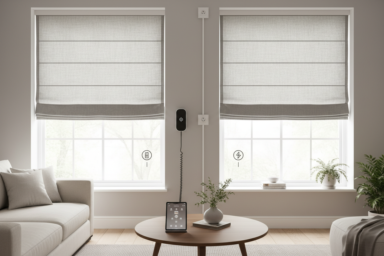 Smart 43-inch blinds: Battery vs. Hardwired Setup Guide
