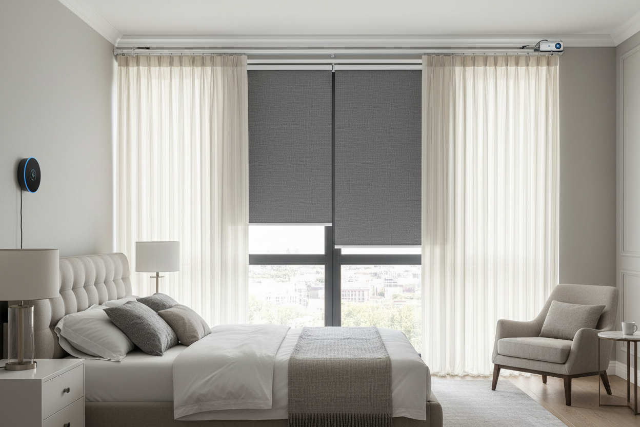 Smart 72 x 64 blinds: How to Retrofit Wide Bedroom Windows