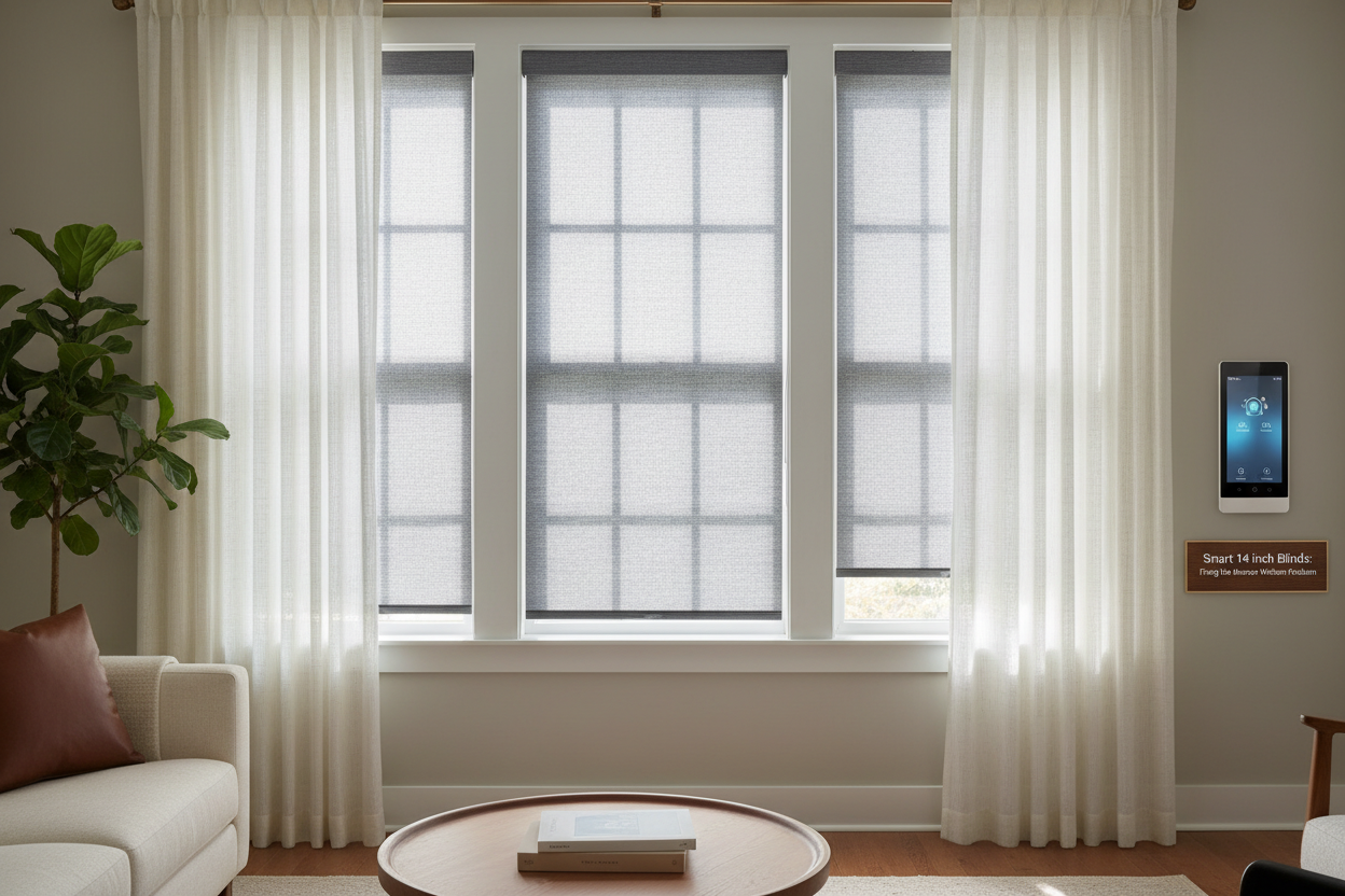 Smart 14 inch blinds: Fixing the Narrow Window Problem