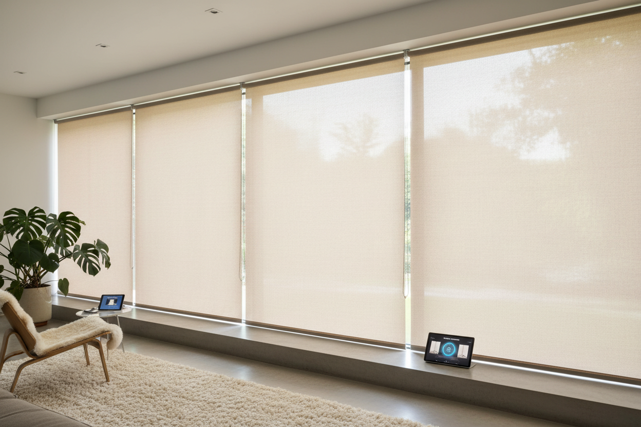 Smart 92 Inch Wide Blinds: Motorizing Large Windows Safely