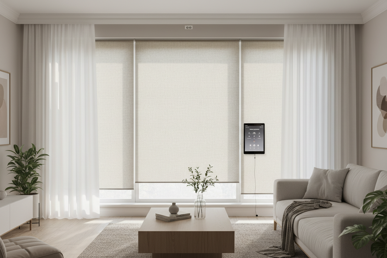 63 inch wide blinds: Motorizing Wide Windows