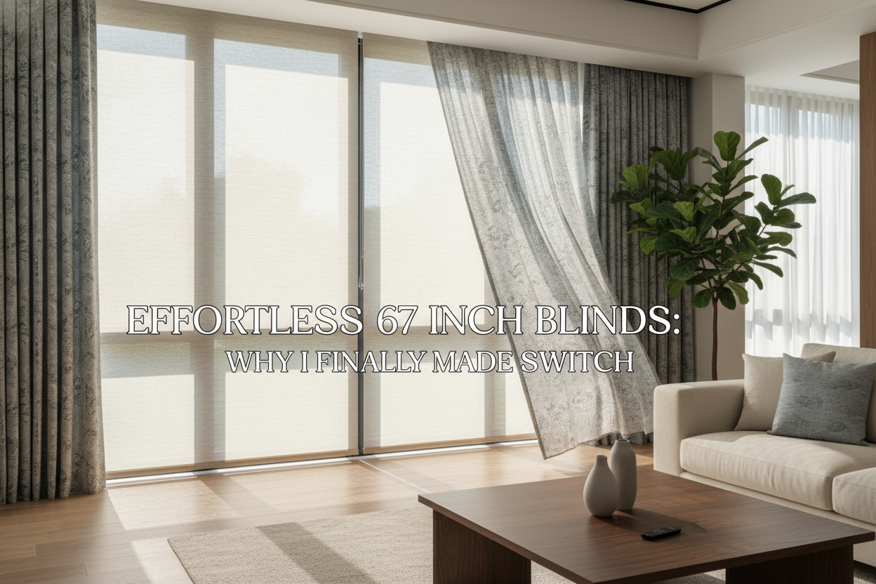 Effortless 67 inch blinds: Why I Finally Made the Switch