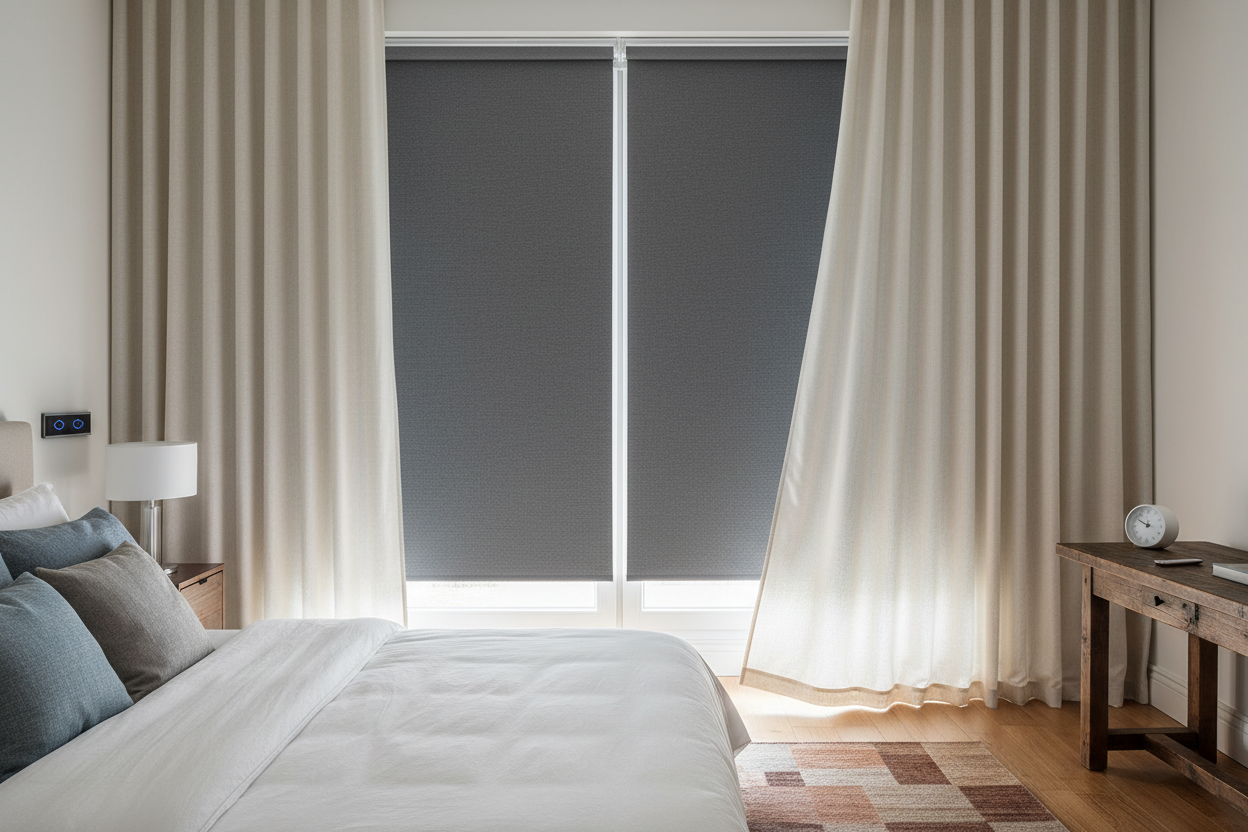 Upgrading to 58-inch blackout blinds: A Smart Sleep Hack