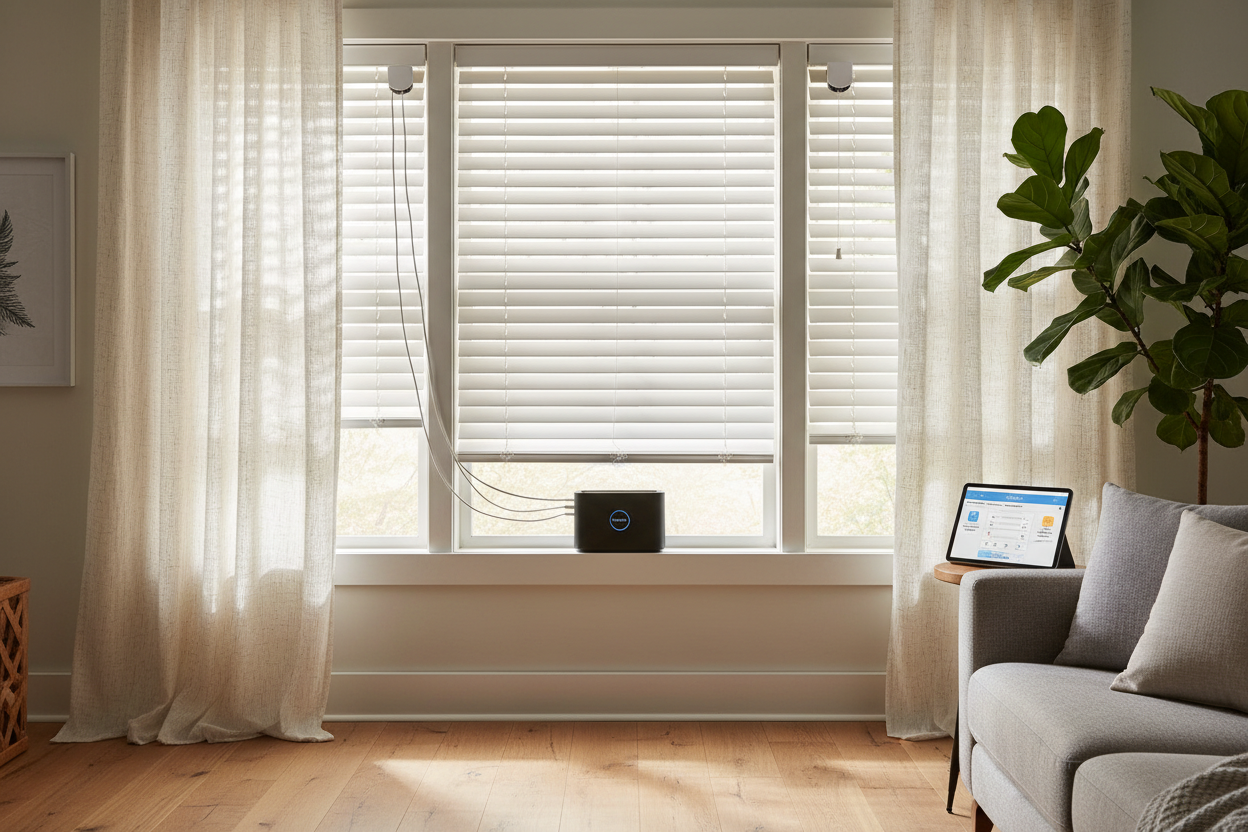 Mainstays Room Darkening Mini Blinds: The DIY Smart Retrofit