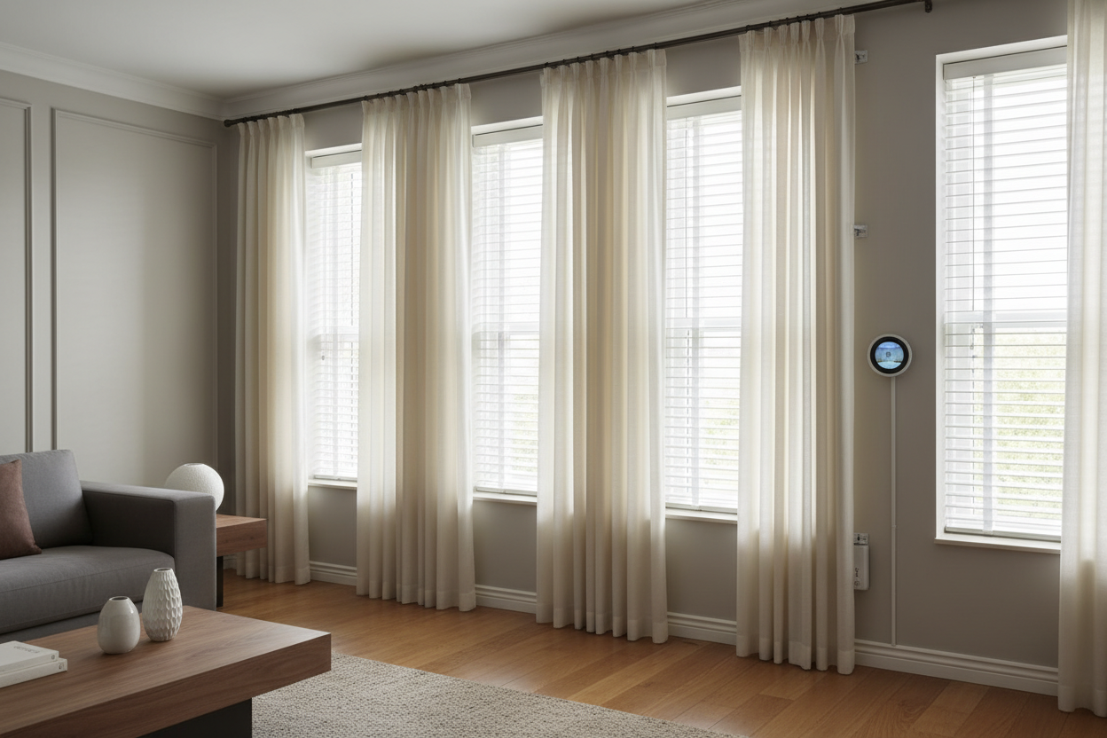Mini Blinds with Side Brackets: Making Narrow Windows Smart