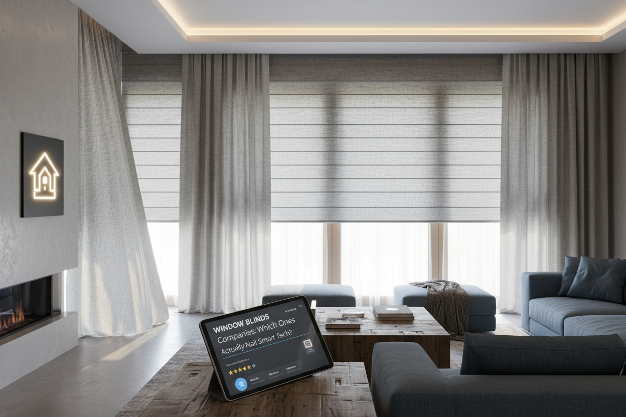 Window blinds companies: Which ones actually nail smart tech?