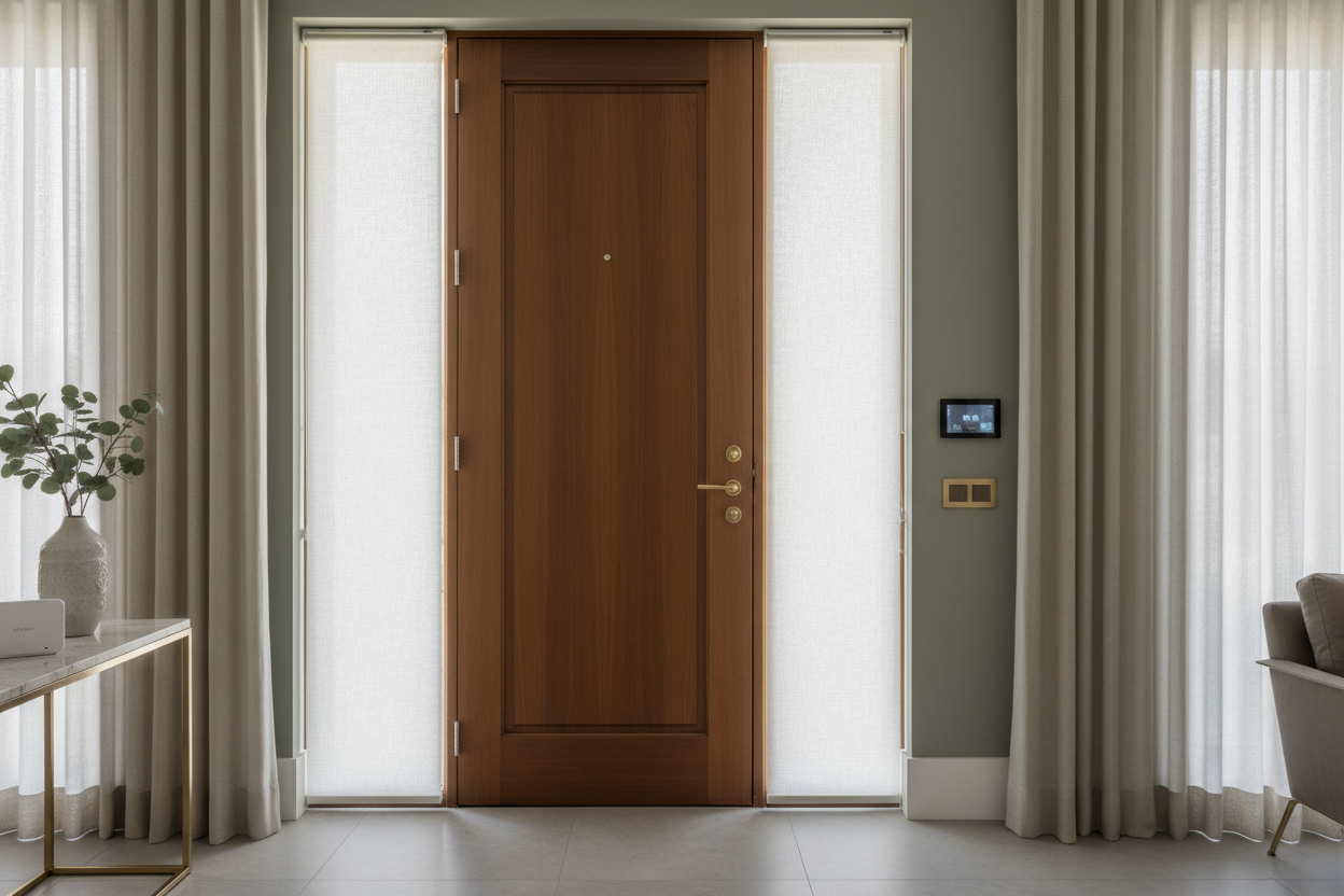 Motorized Blinds Side Door Setup: Fixing Entryway Privacy