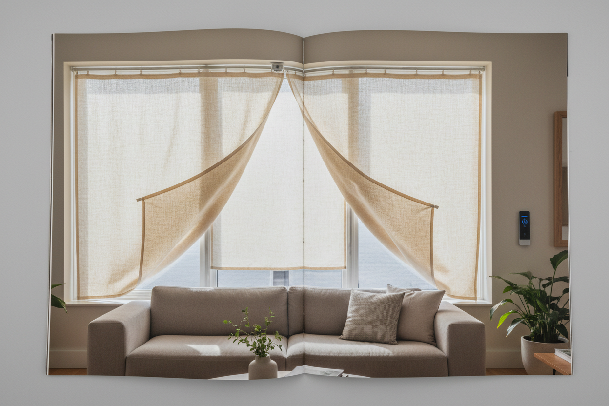 Blinds Roll Up on Command: A Real Look at Motorized Shades