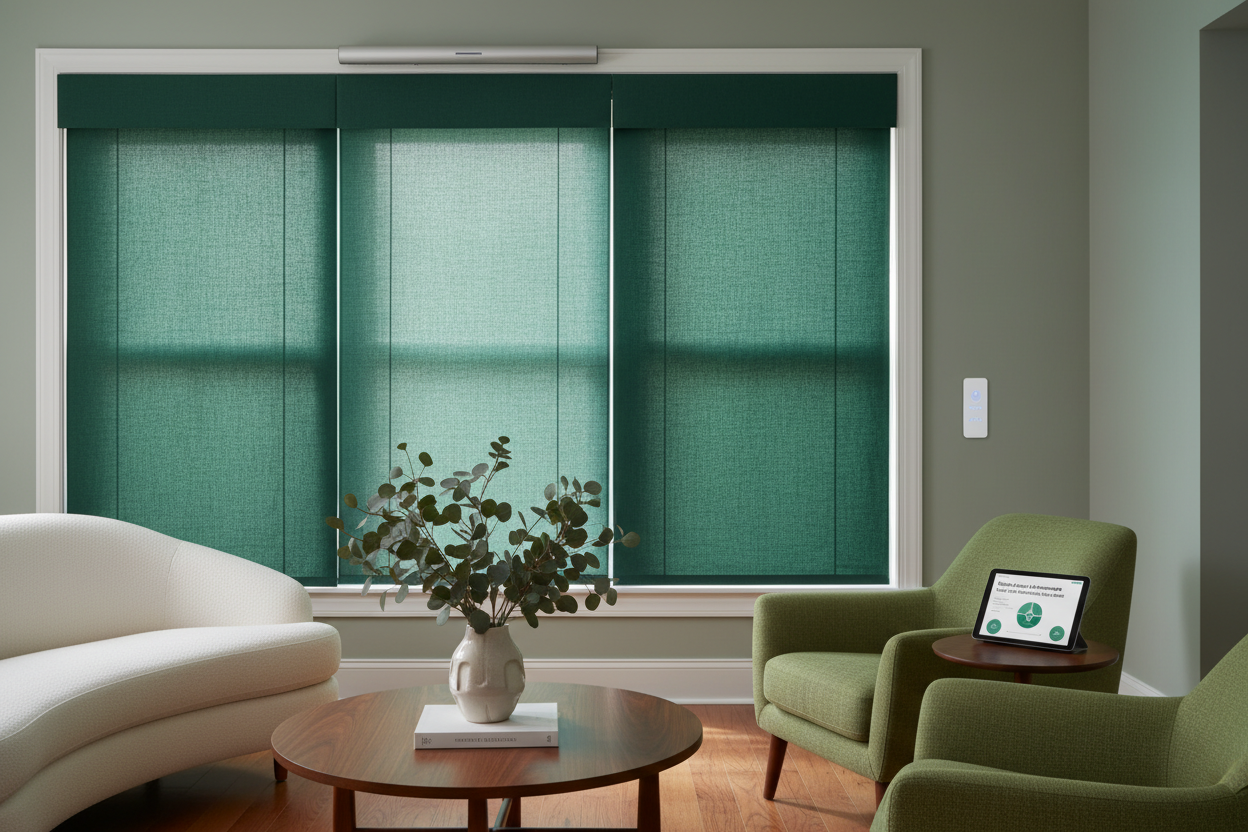 Blinds Green & Motorized: Why I Ditched White Window Shades