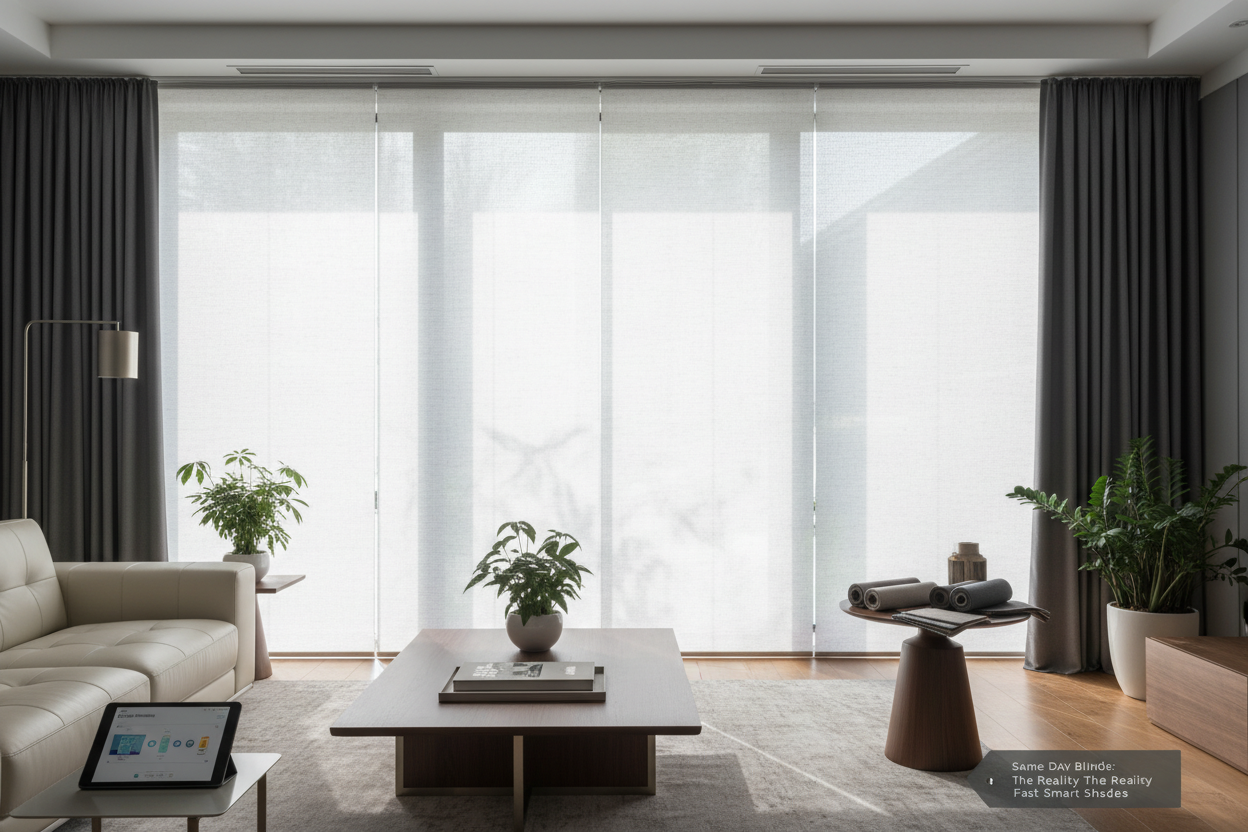 Same Day Blinds: The Reality of Fast Smart Shades