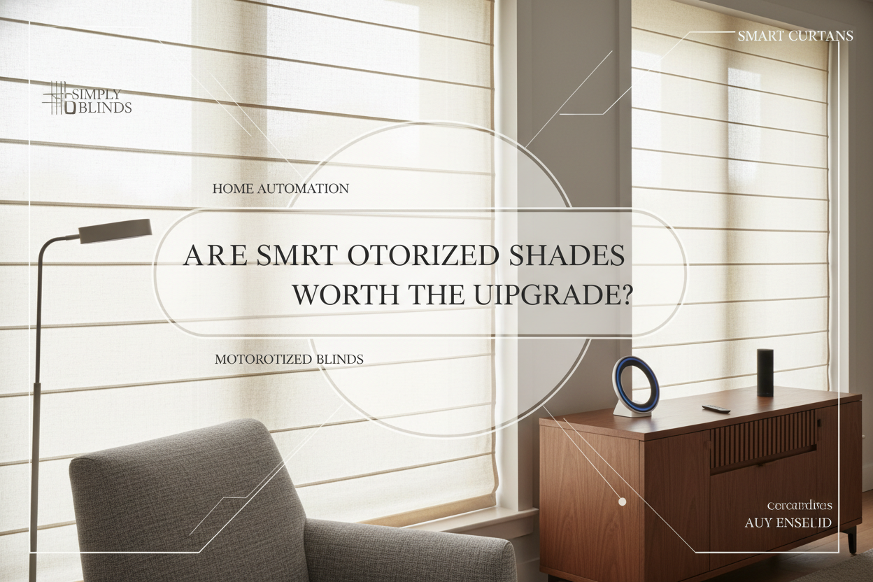 Simply Blinds: Are Smart Motorized Shades Worth the Upgrade?