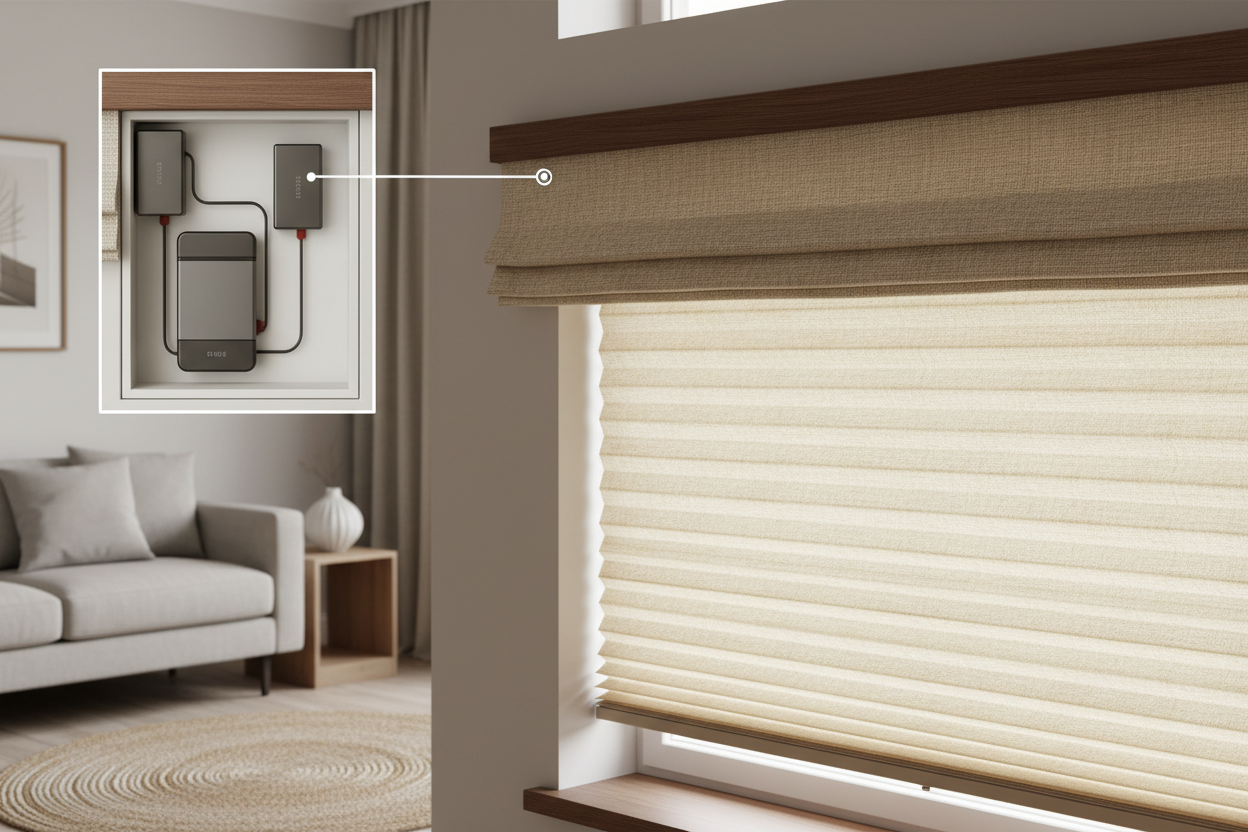 Blinds Top Cover: How to Hide Ugly Smart Motors & Batteries