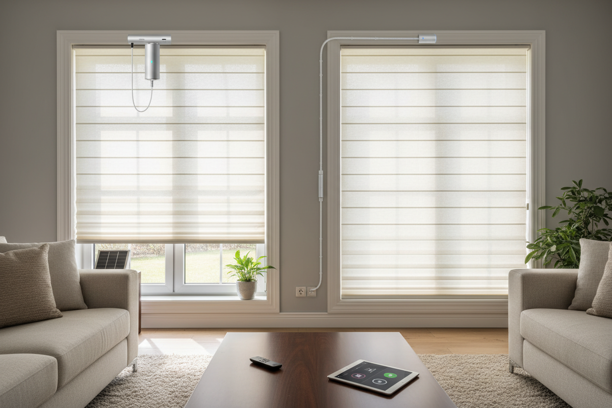 Upgrading to a blinds motor: Battery vs. Hardwired