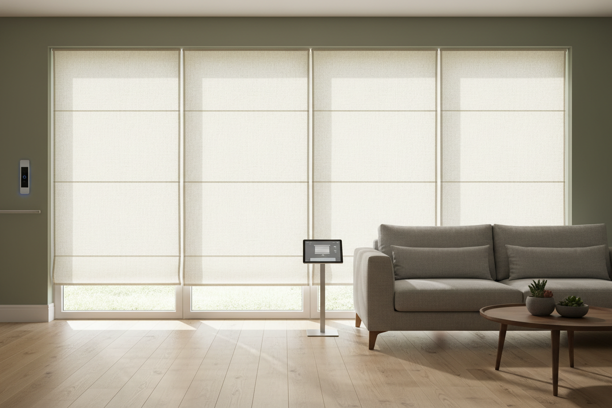 Pull down cloth blinds: Making Your Fabric Shades Smart