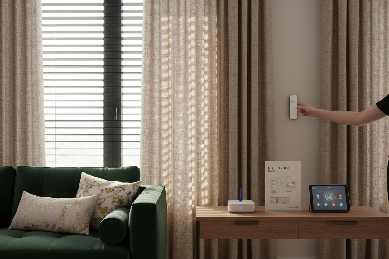 Smart blind and curtain installation: A DIY Retrofit Guide