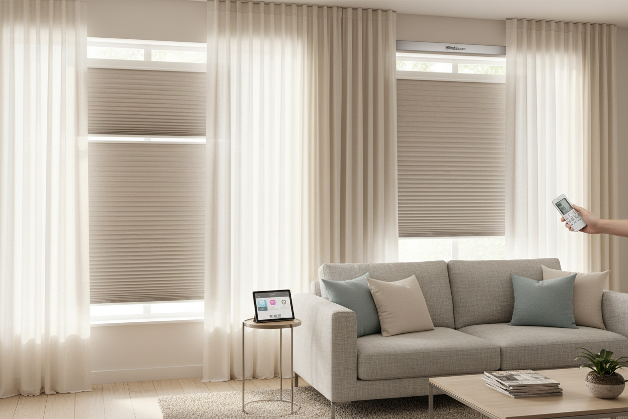 Blinds com cellular shade installation: A Motorized Upgrade Guide