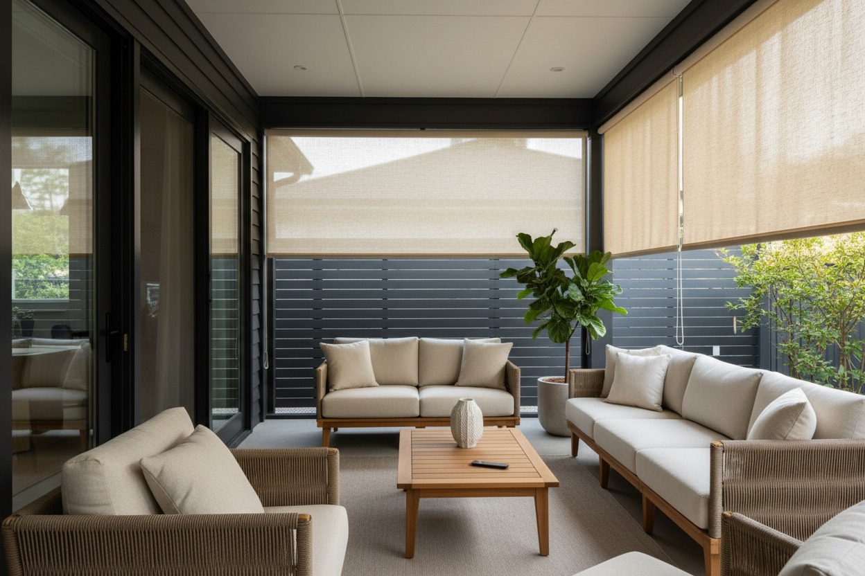 Patio Privacy Screen: Why I Upgraded to Motorized Shades
