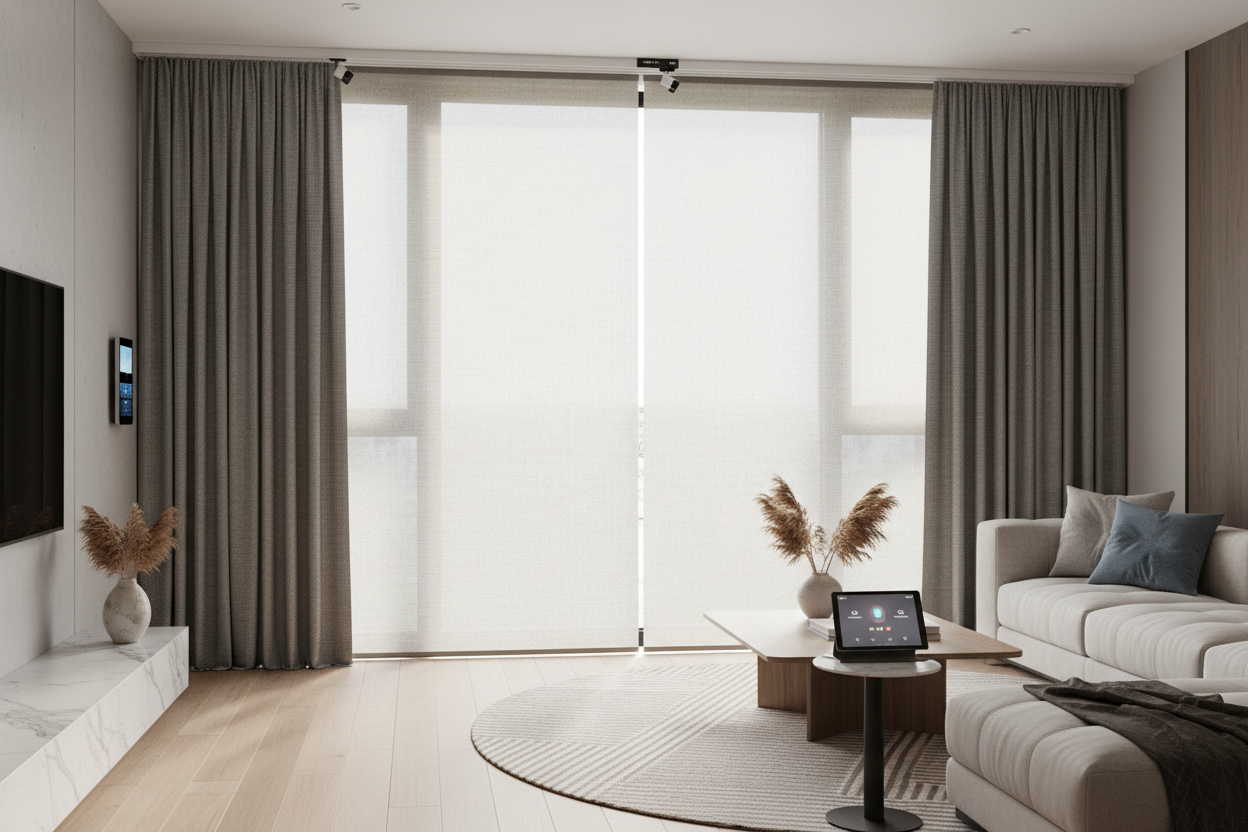 Shades Screen Setup: Balancing Privacy and Natural Light