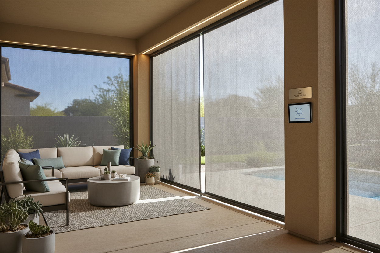 Motorized Solar Screen: Smart Sun Protection for Hot Patios